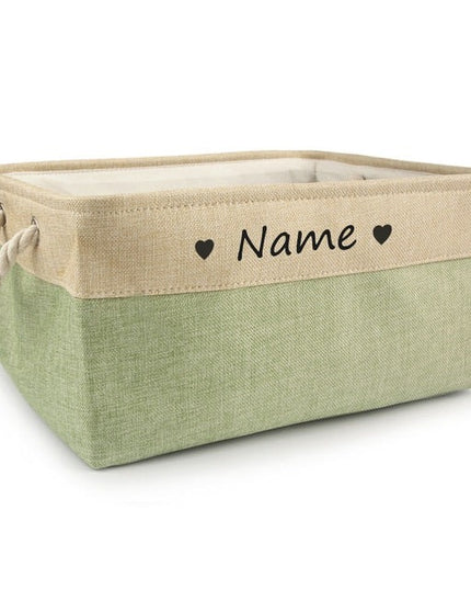 Personalized Dog Toy Basket