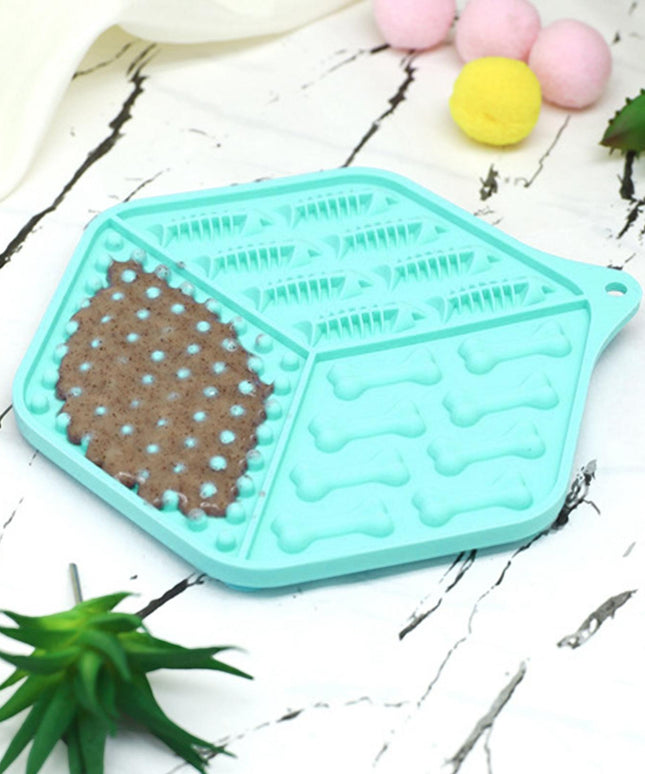 Hexagon Silicone Lick Mat