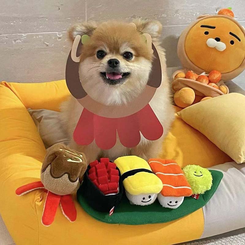 Sushi Interactive Dog Toy Set