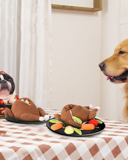 Turkey Interactive Nosework Dog Toy