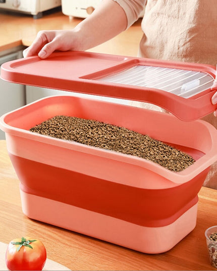 13LB Collapsible Dog Food Storage Container