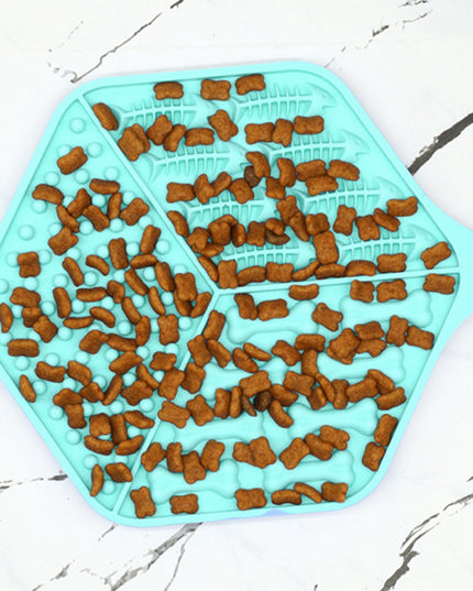 Hexagon Silicone Lick Mat