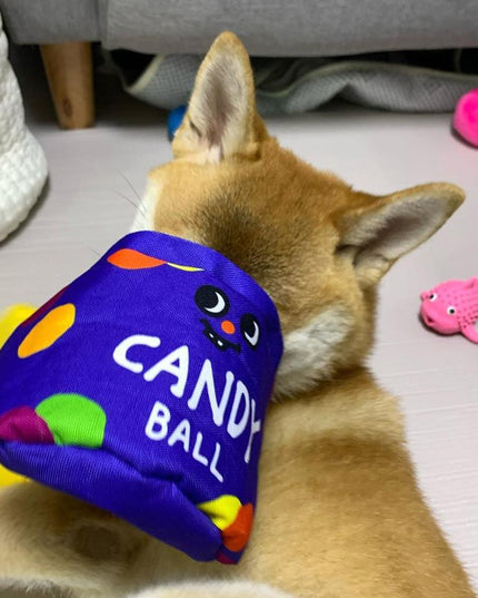 Candy Bucket Interactive Dog Toy