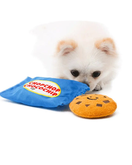 Chocolate Chip Cookie Interactive Dog Toy