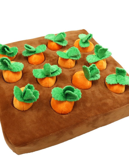 Carrot Crop Interactive Nosework Dog Toy