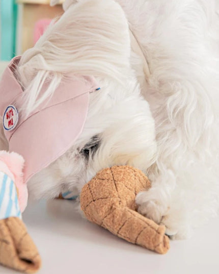 Strawberry Ice-Cream Cone Interactive Nosework Toy