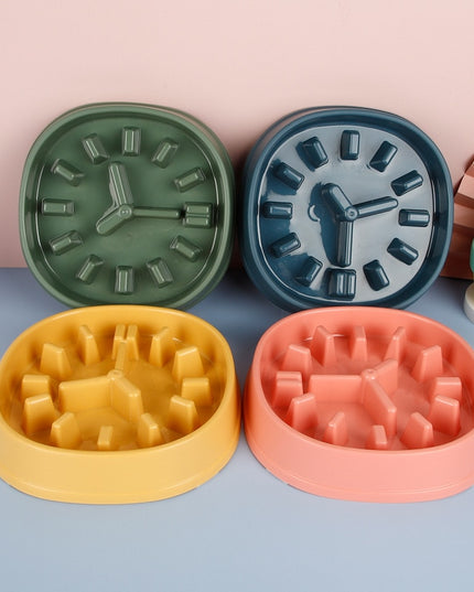 Clock Slow Feeder Bowl