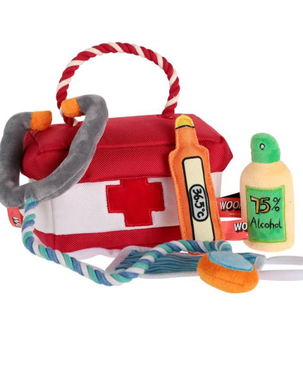 Medical Bag Interactive Dog Toy Set