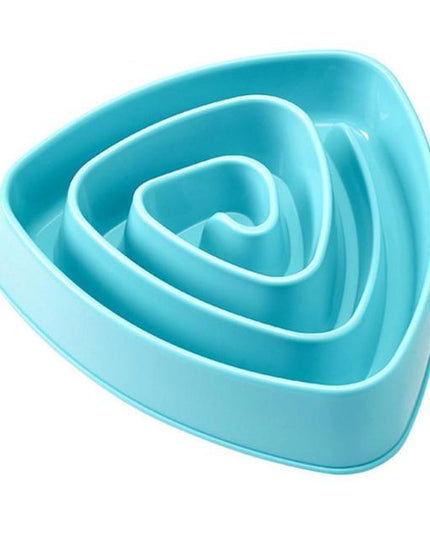 Triangle Spiral Slow Feeder Bowl