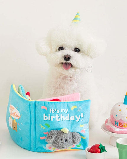 Birthday Sniff Book Nosework Dog Toy