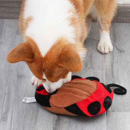 Ladybug Interactive Nosework Dog Toy