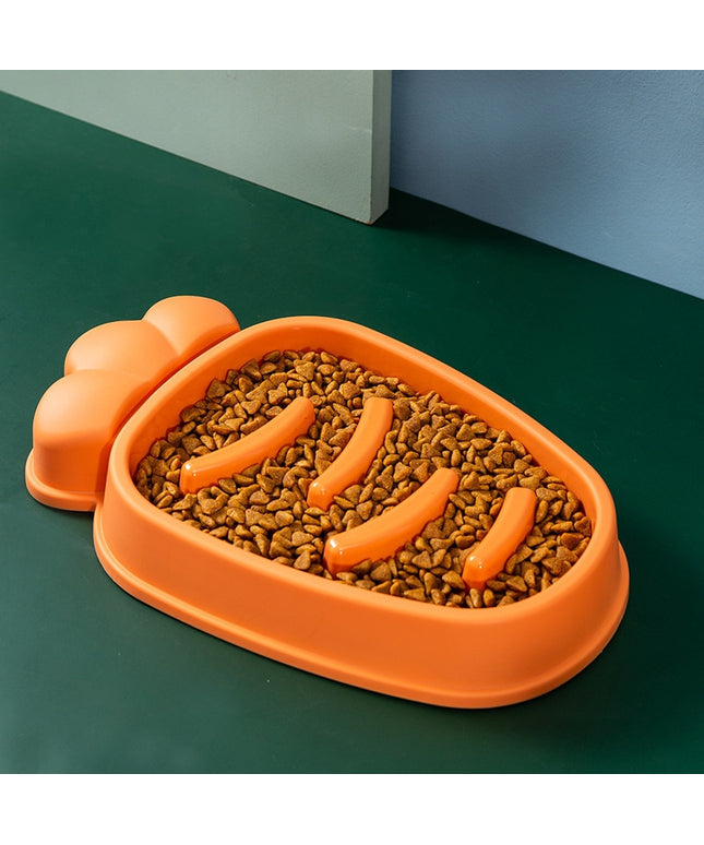 Large Carrot Slow Feeder Bowl
