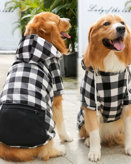 Plaid Hoodies for Pets