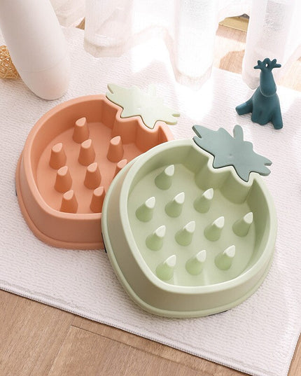 Cute Strawberry Slow Feeder Bowl