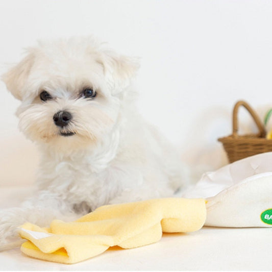 Banana Interactive Nosework Dog Toy