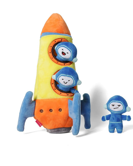 Rocket Spaceship Interactive Dog Toy
