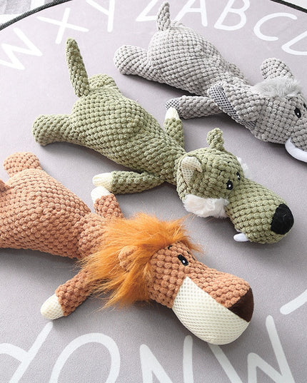 Cute Animal Squeaky Plush Dog Toy