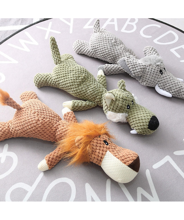 Cute Animal Squeaky Plush Dog Toy