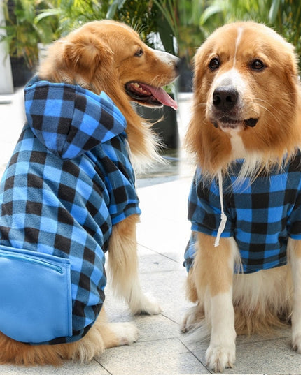 Plaid Hoodies for Pets