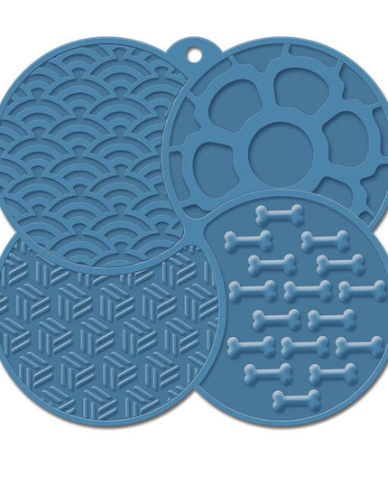 4-Section Suction Silicone Lick Mat