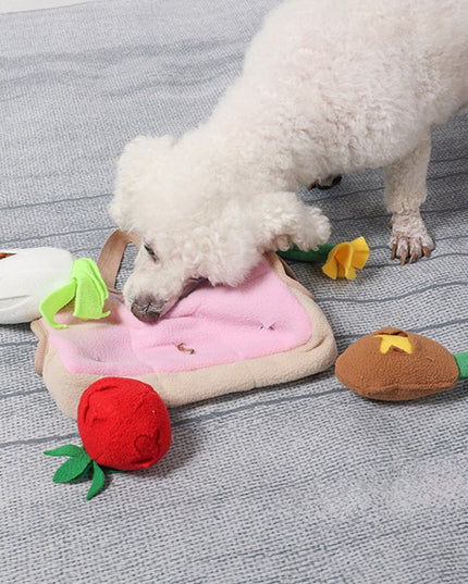 Grocery Bag Interactive Nosework Dog Toy Set