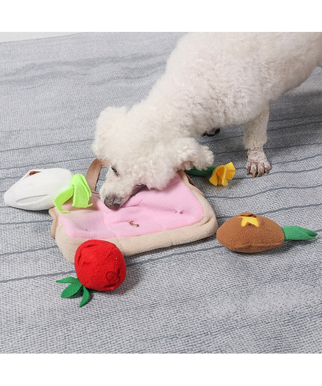 Grocery Bag Interactive Nosework Dog Toy Set