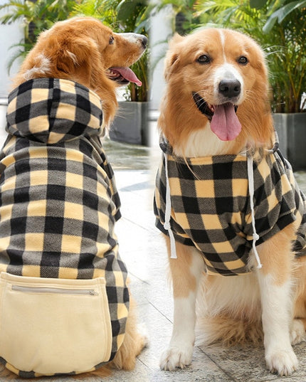 Plaid Hoodies for Pets
