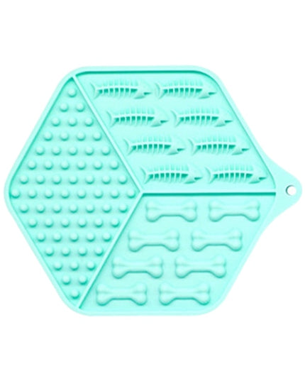 Hexagon Silicone Lick Mat