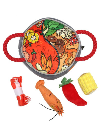 Hot Pot Interactive Dog Toy Set