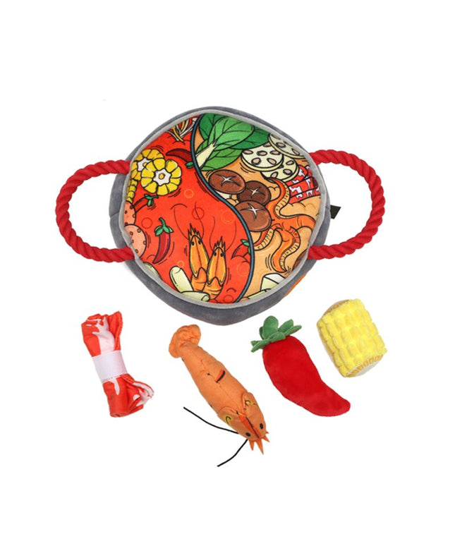 Hot Pot Interactive Dog Toy Set