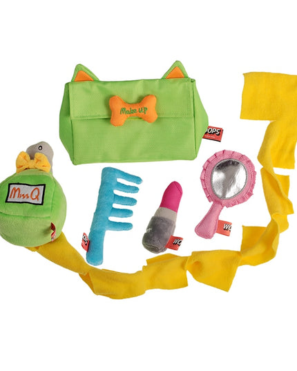 Makeup Bag Interactive Dog Toy Set
