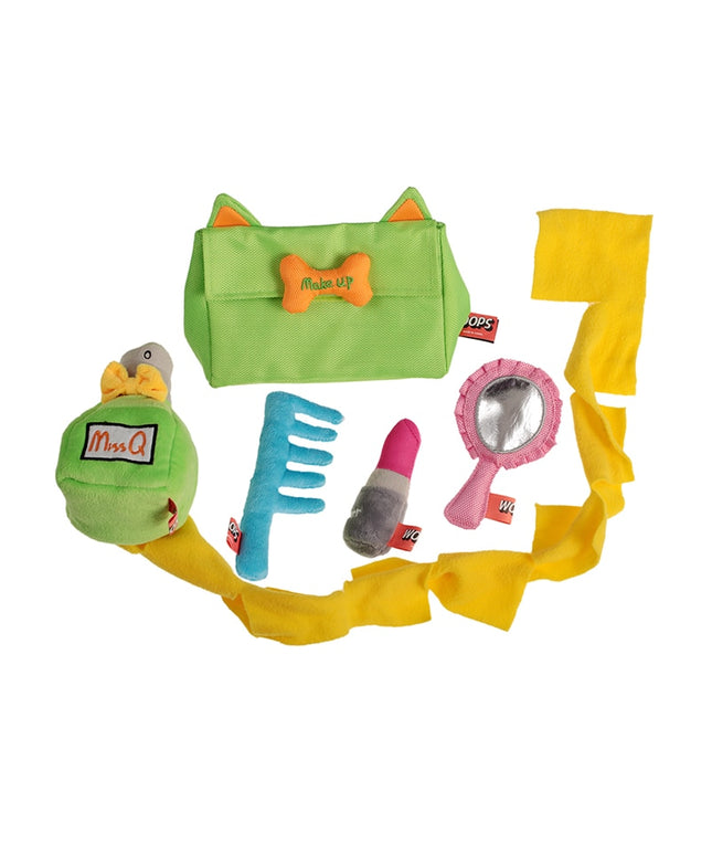 Makeup Bag Interactive Dog Toy Set