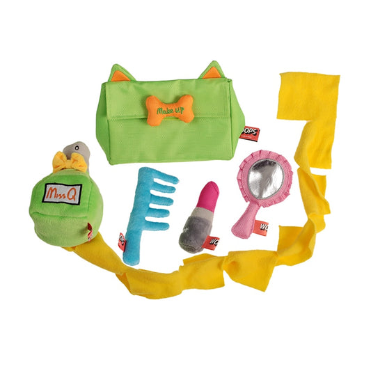 Makeup Bag Interactive Dog Toy Set