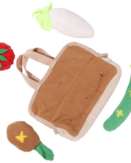 Grocery Bag Interactive Nosework Dog Toy Set