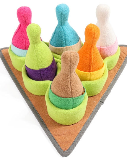 Bowling Pin Interactive Nosework Dog Toy