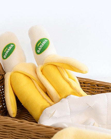Banana Interactive Nosework Dog Toy