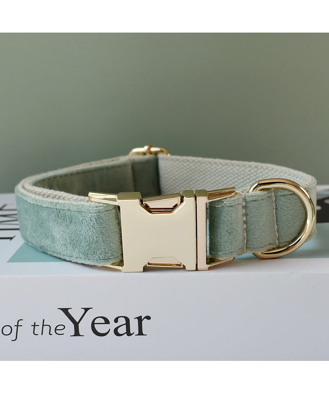 Mint Green Personalized Bow Tie Collar