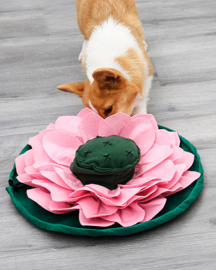 Lotus Flower Nosework Snuffle Mat Bowl