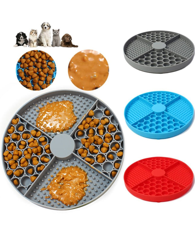 Round Silicone Lick Mat
