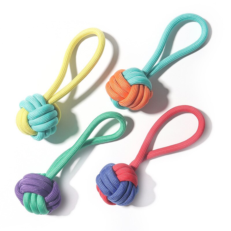 Knotted Ball Rope Tug Dog Toy