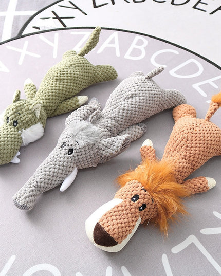 Cute Animal Squeaky Plush Dog Toy