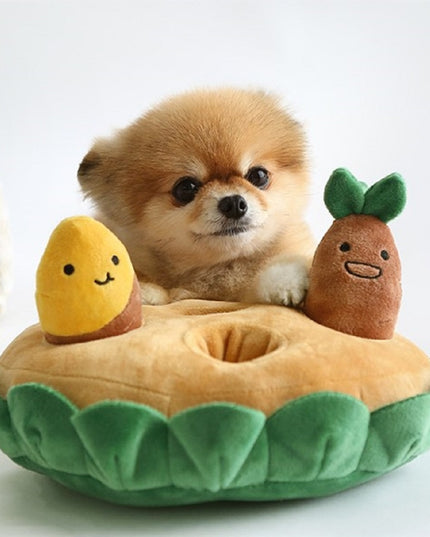 Sweet Potato Crop Interactive Dog Toy