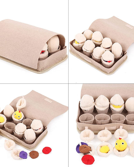 Egg Carton Interactive Nosework Dog Toy
