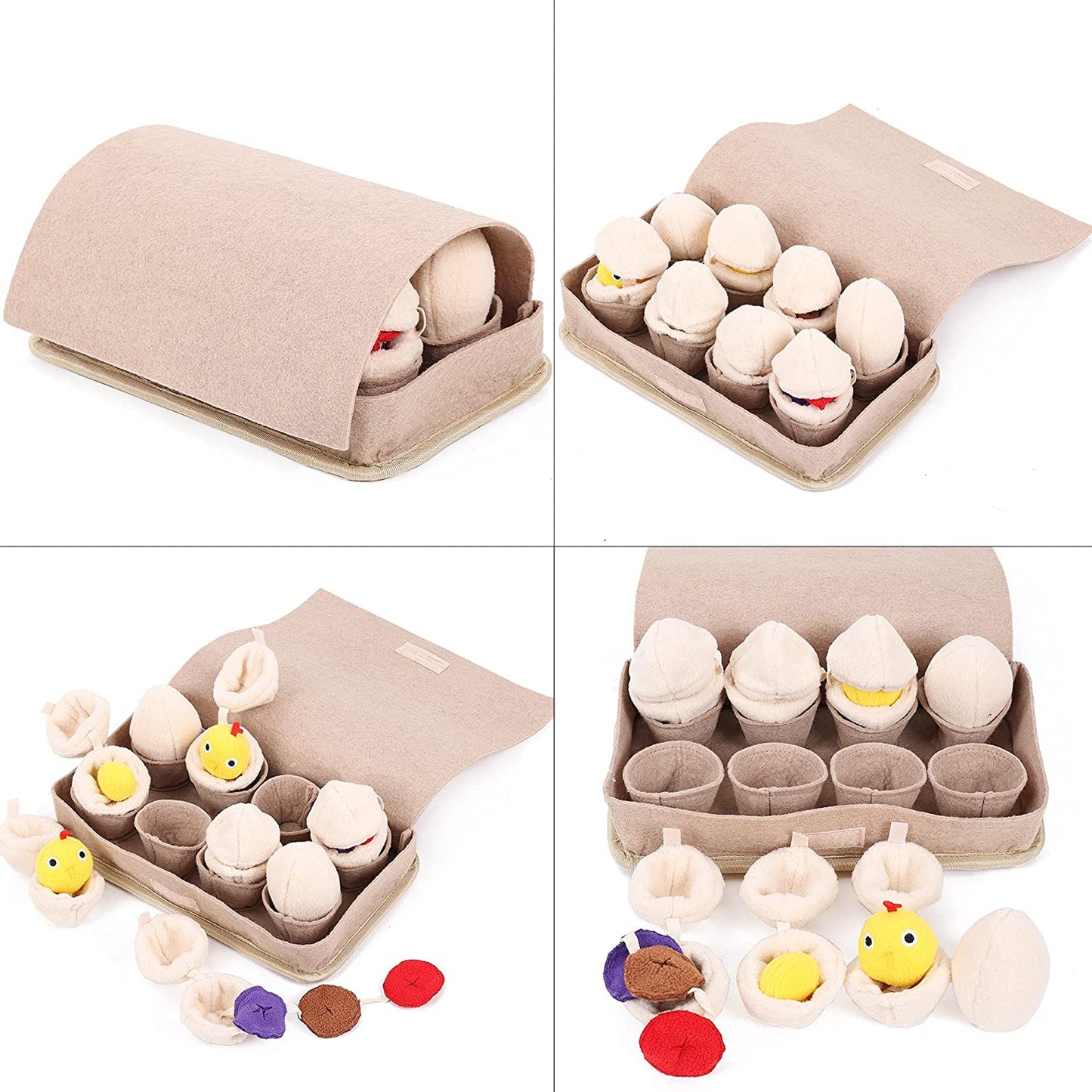 Egg Carton Interactive Nosework Dog Toy