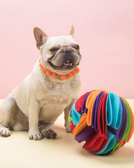 Felt Snuffle Ball Nosework Dog Toy