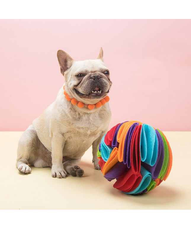 Felt Snuffle Ball Nosework Dog Toy