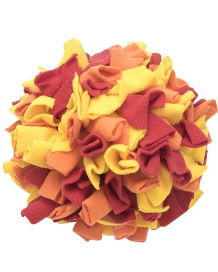Fleece Knotted Snuffle Ball Nosework Dog Toy
