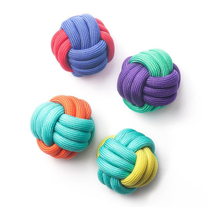 Knotted Ball Rope Tug Dog Toy