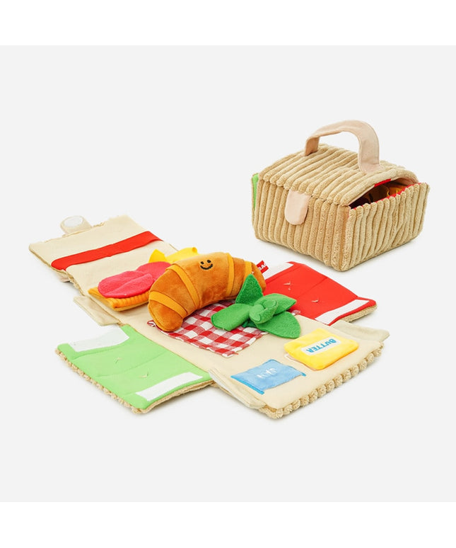 Picnic Basket Interactive Nosework Dog Toy