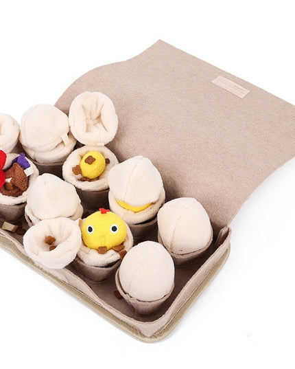 Egg Carton Interactive Nosework Dog Toy